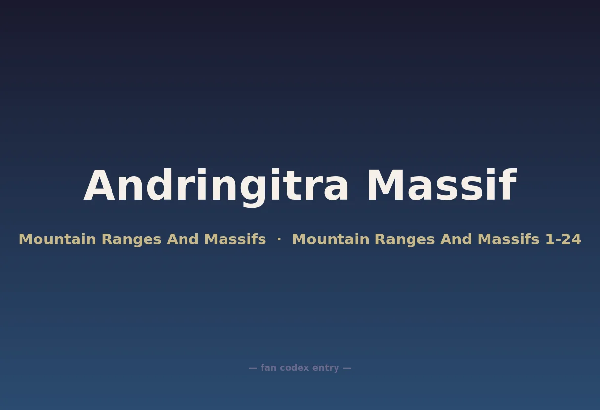 Andringitra Massif