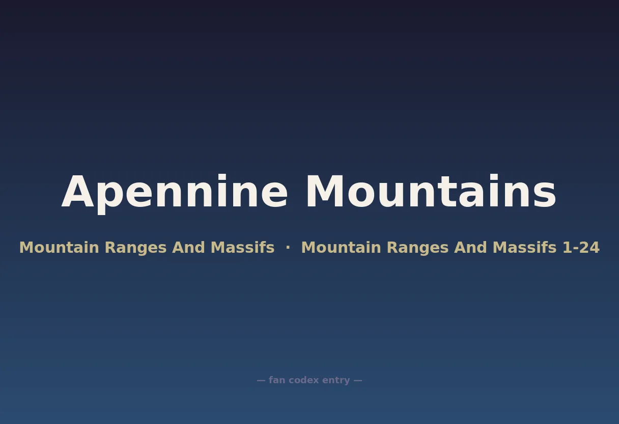 Apennine Mountains