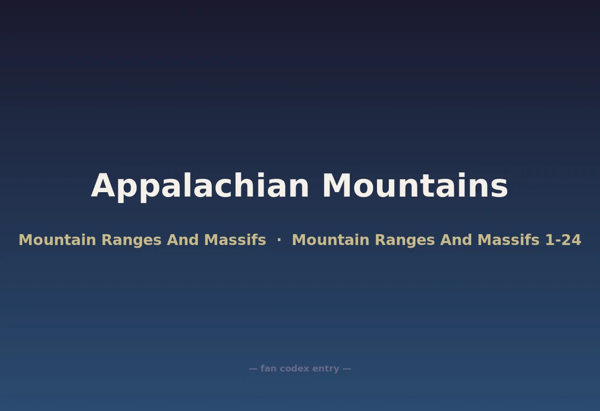 Appalachian Mountains