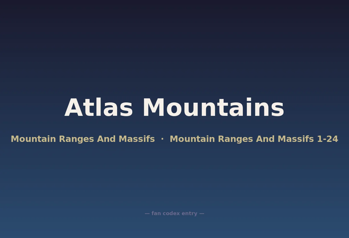 Atlas Mountains