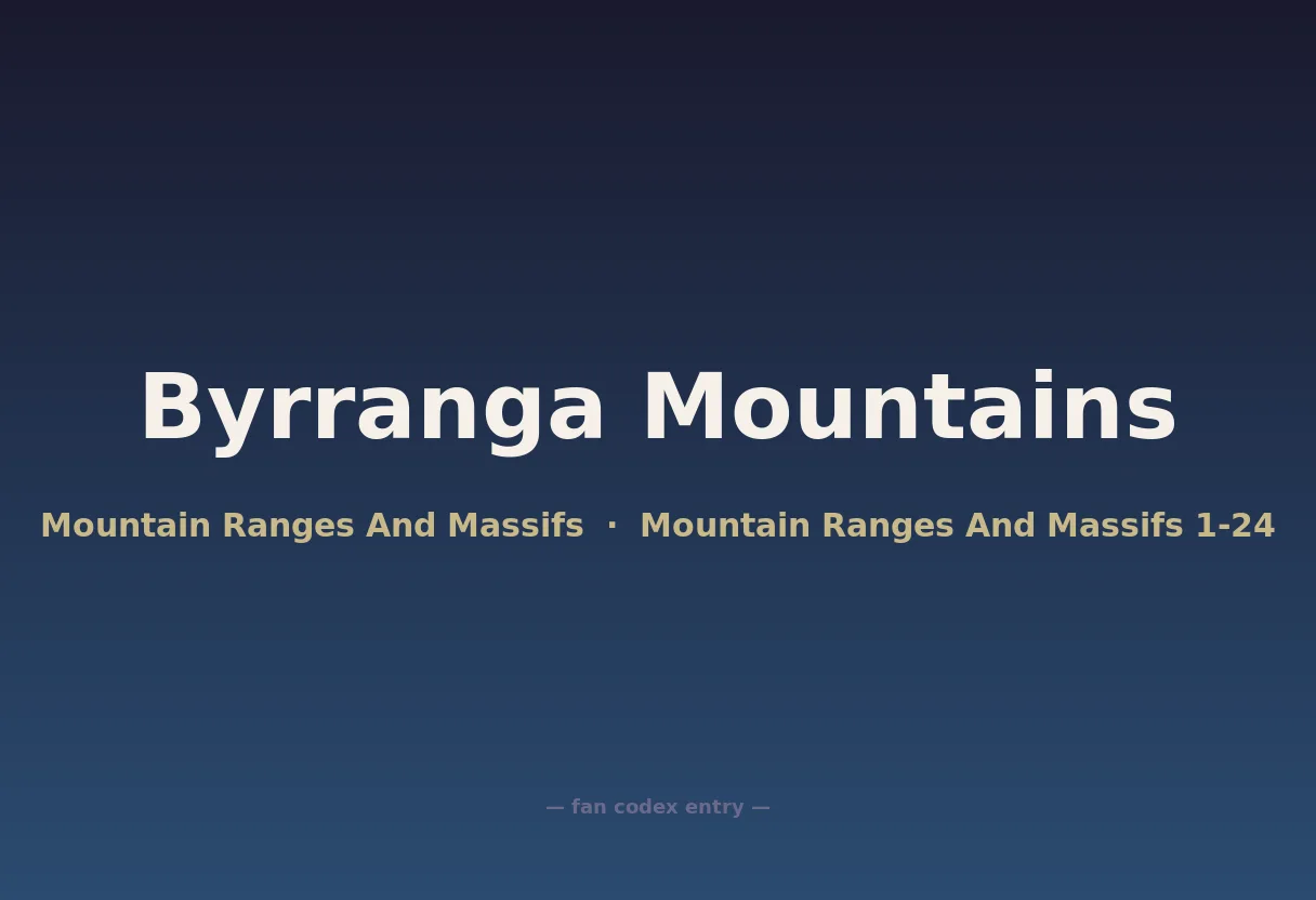 Byrranga Mountains