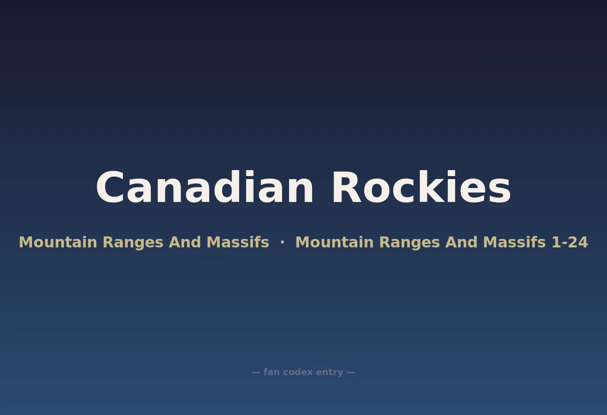 Canadian Rockies