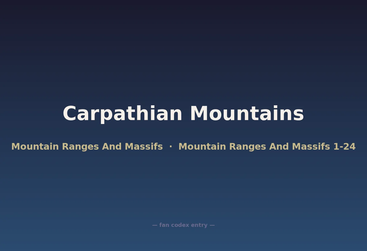 Carpathian Mountains