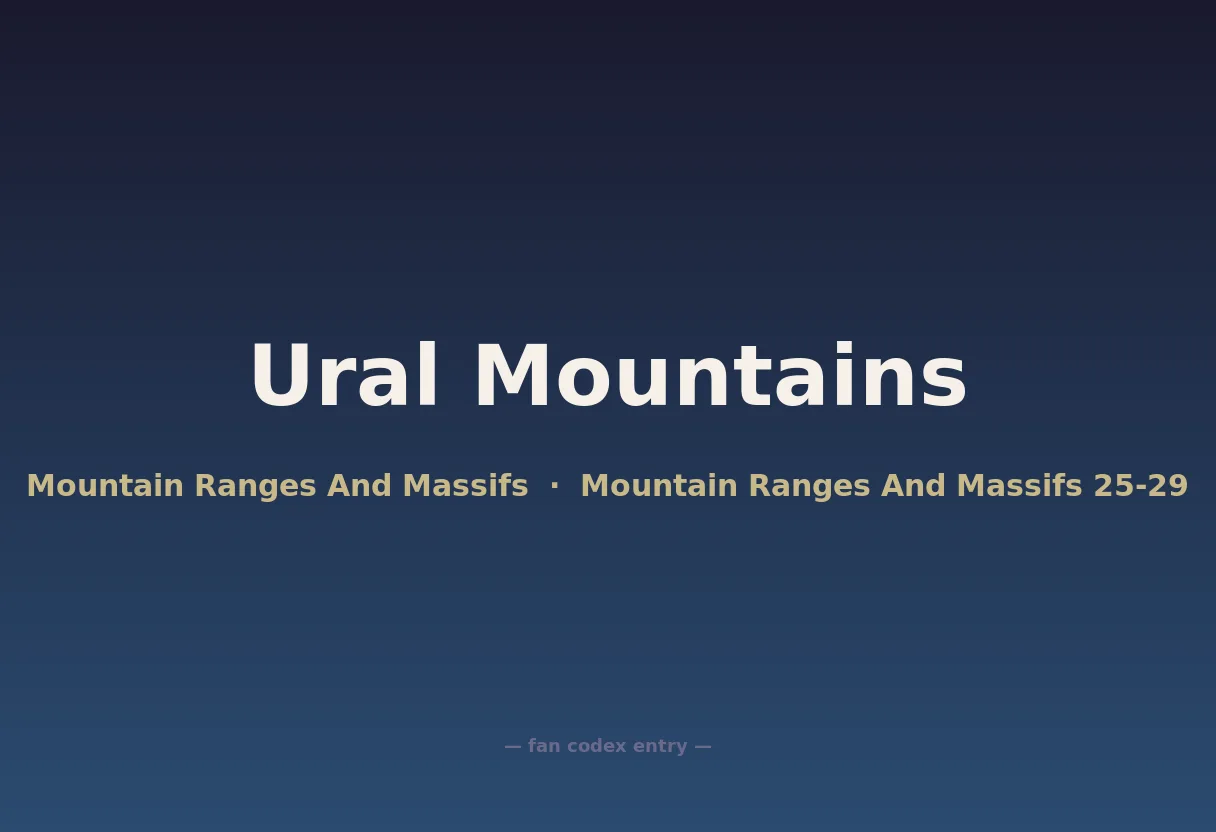 Ural Mountains